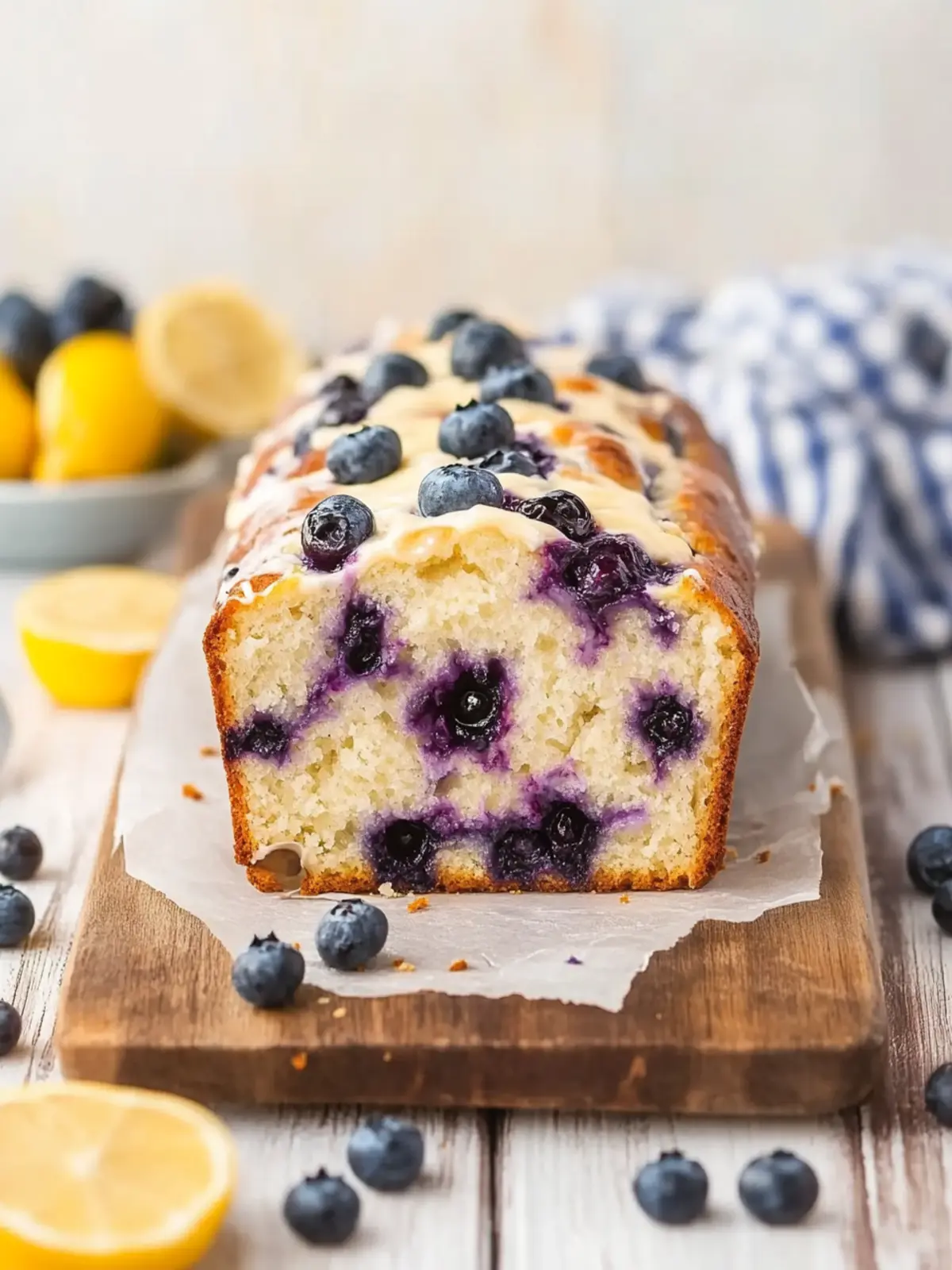 Blueberry Cream Cheese Bread