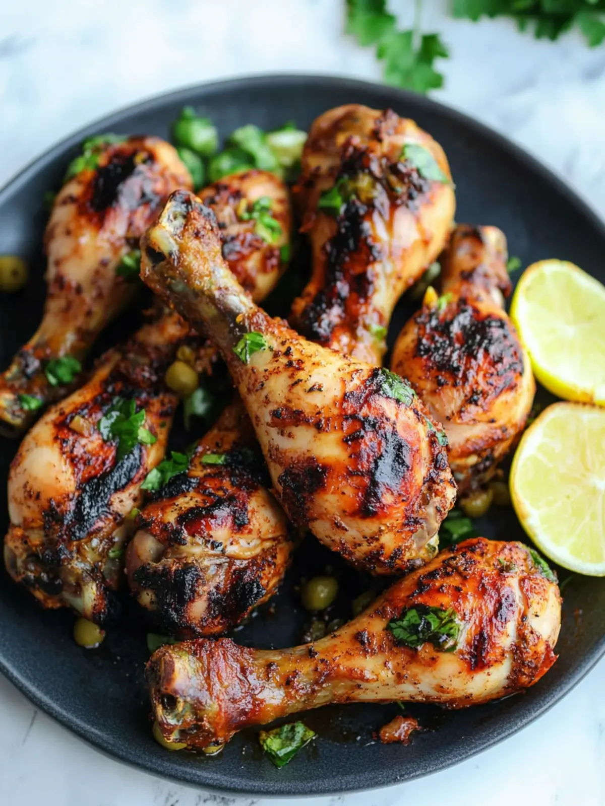 Grilled Jerk Chicken Drumsticks