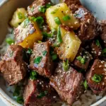 Zesty Miso Pineapple Glazed Beef: A Flavor Explosion! Miso Pineapple Glazed Beef
