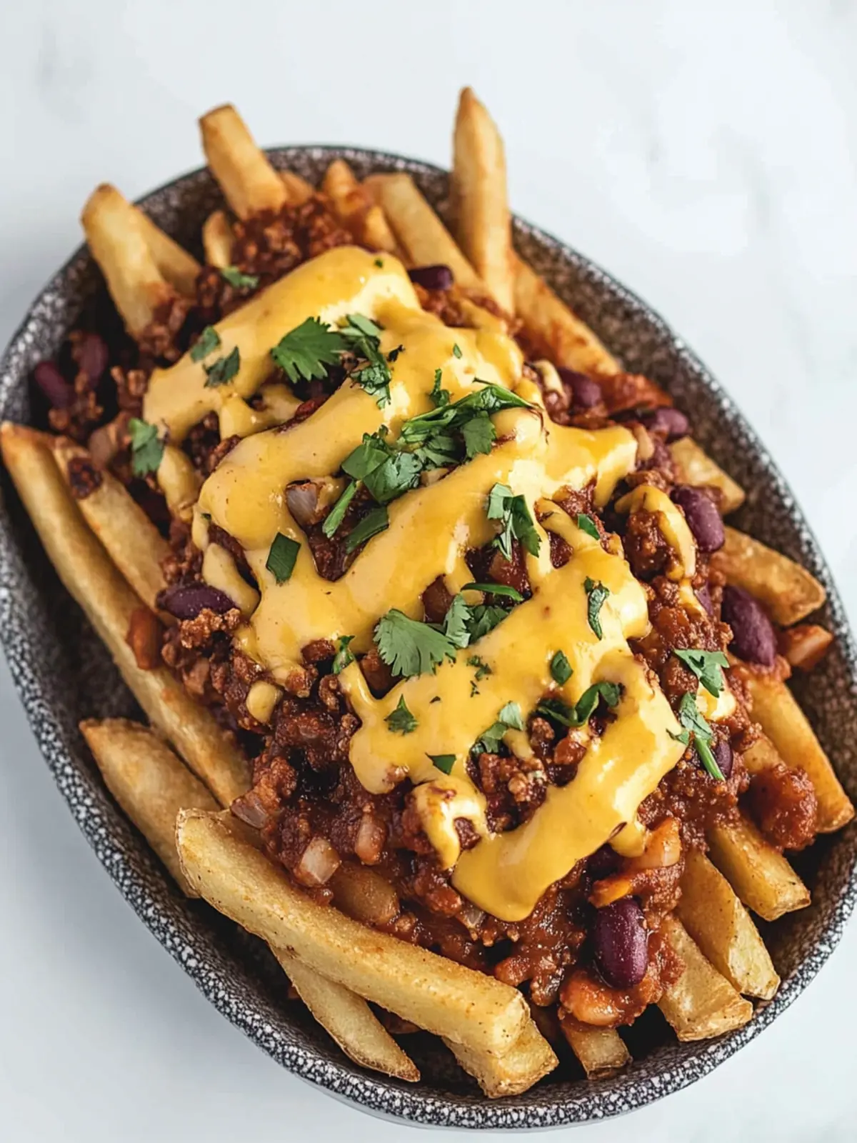 Vegan Chili Cheese Fries