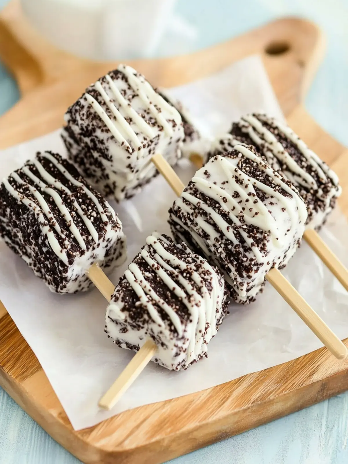 Cookies and Cream Marshmallow Pops