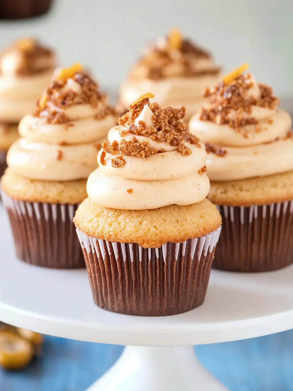 Butterfinger Cupcakes