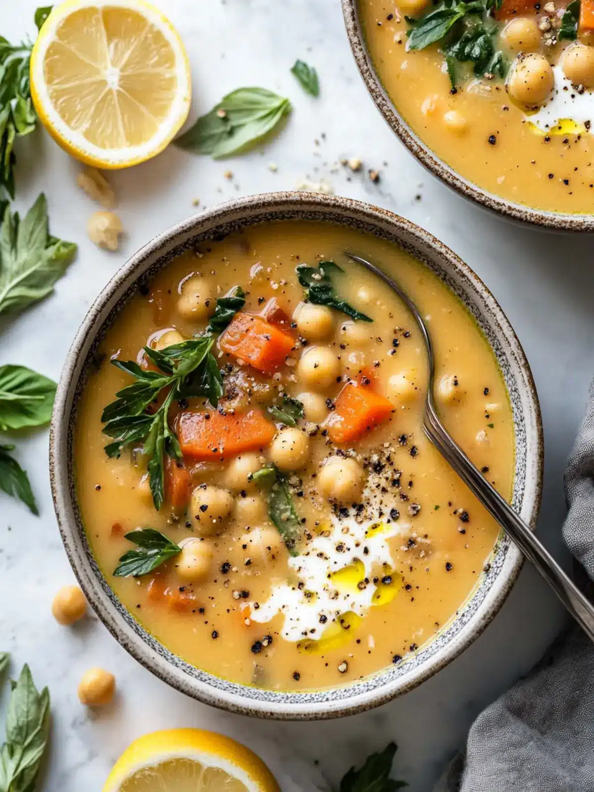 Greek Chickpea Soup