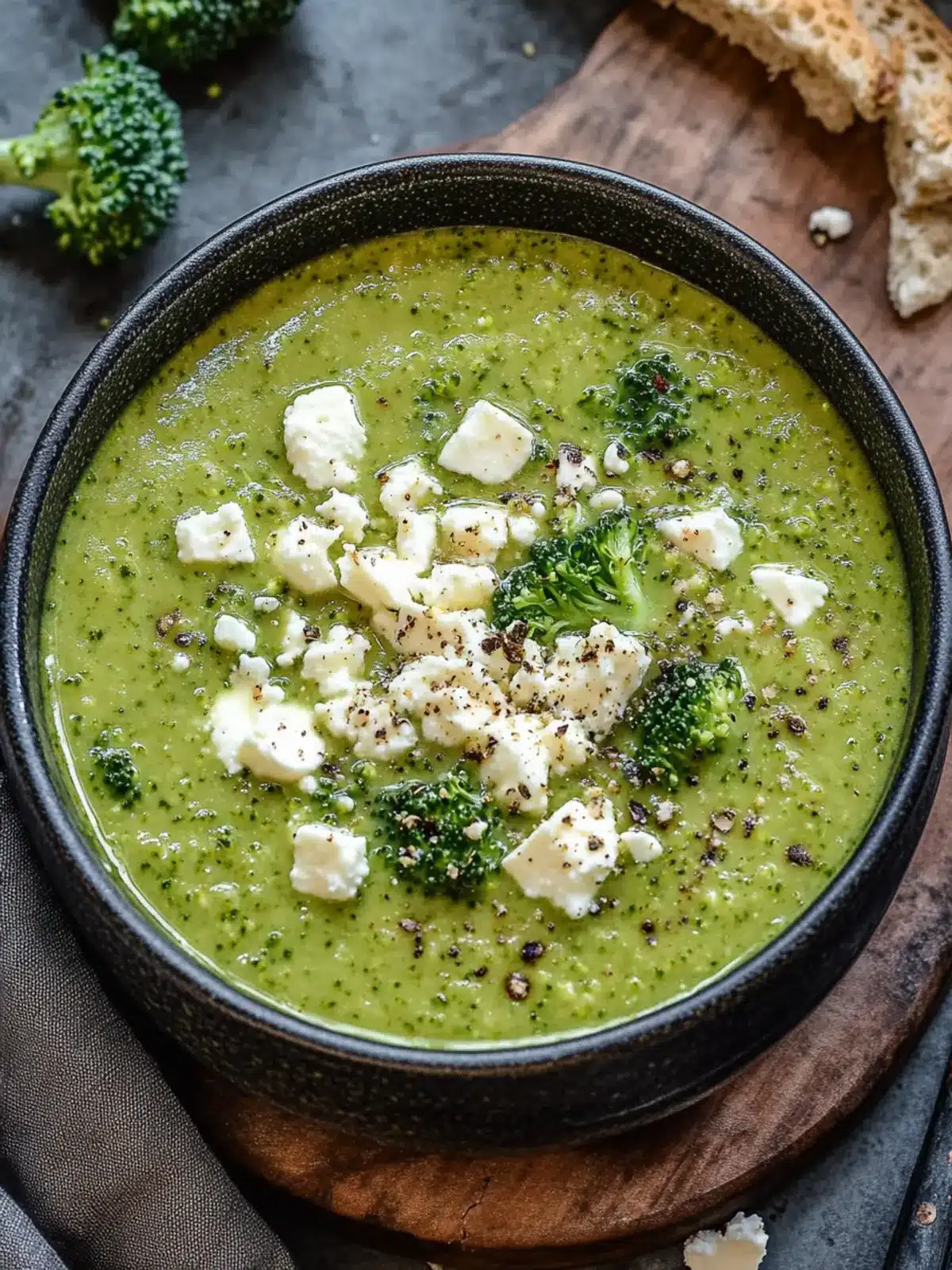 Cozy Broccoli Feta Soup That Wows in Just 50 Minutes Broccoli Feta Soup
