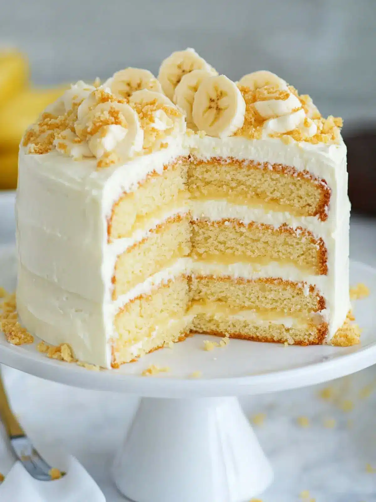 Decadent Banana Pudding Layer Cake You’ll Crave Forever Banana Pudding Layer Cake