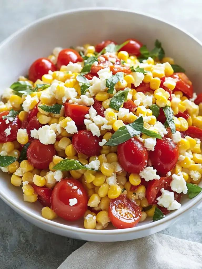 Corn, Tomato, and Feta Salad