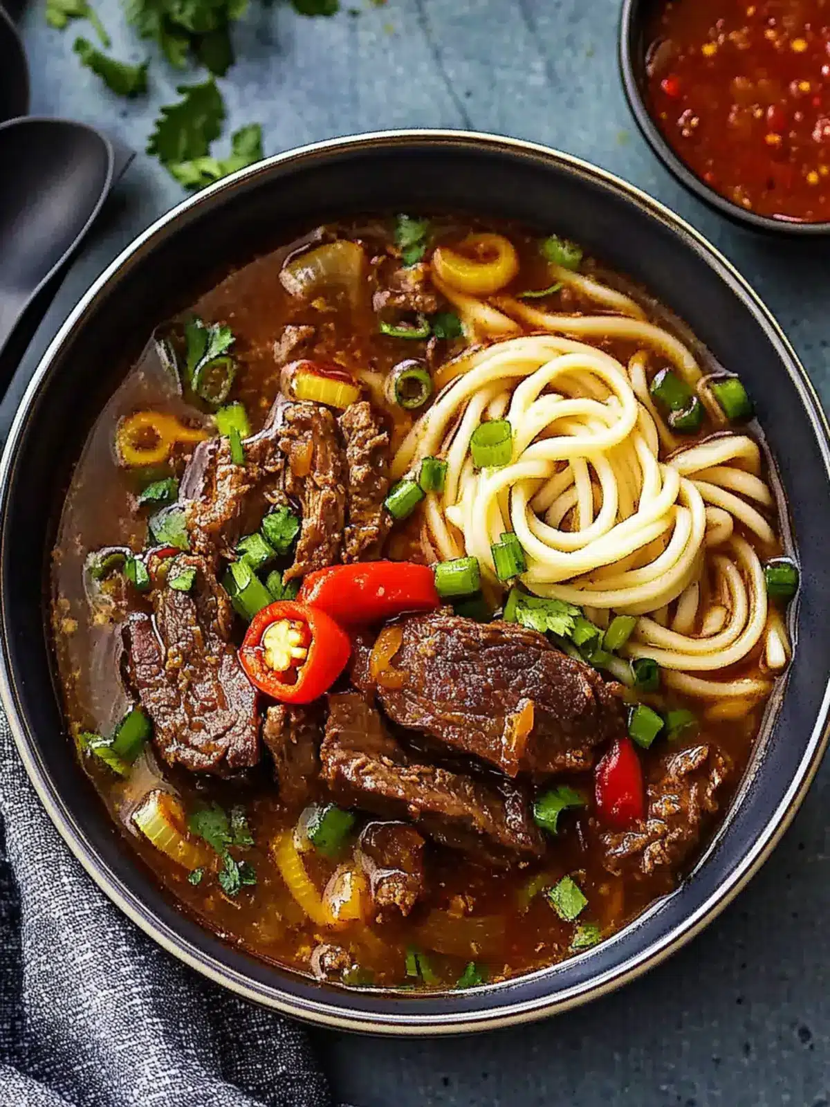 Delicious Creole Beef Noodle Soup for Cozy Nights In Creole Beef Noodle Soup