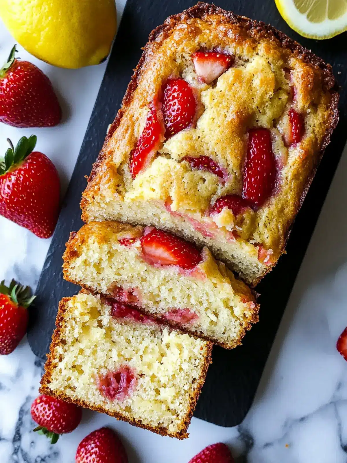 Sweet Strawberry Lemonade Quick Bread for Bright Mornings Strawberry Lemonade Quick Bread