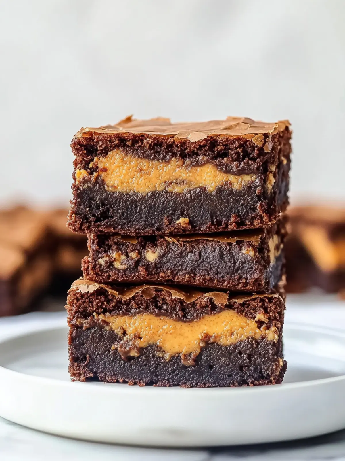 Decadent Peanut Butter Stuffed Brownies That Wow Every Time Peanut Butter Stuffed Brownies