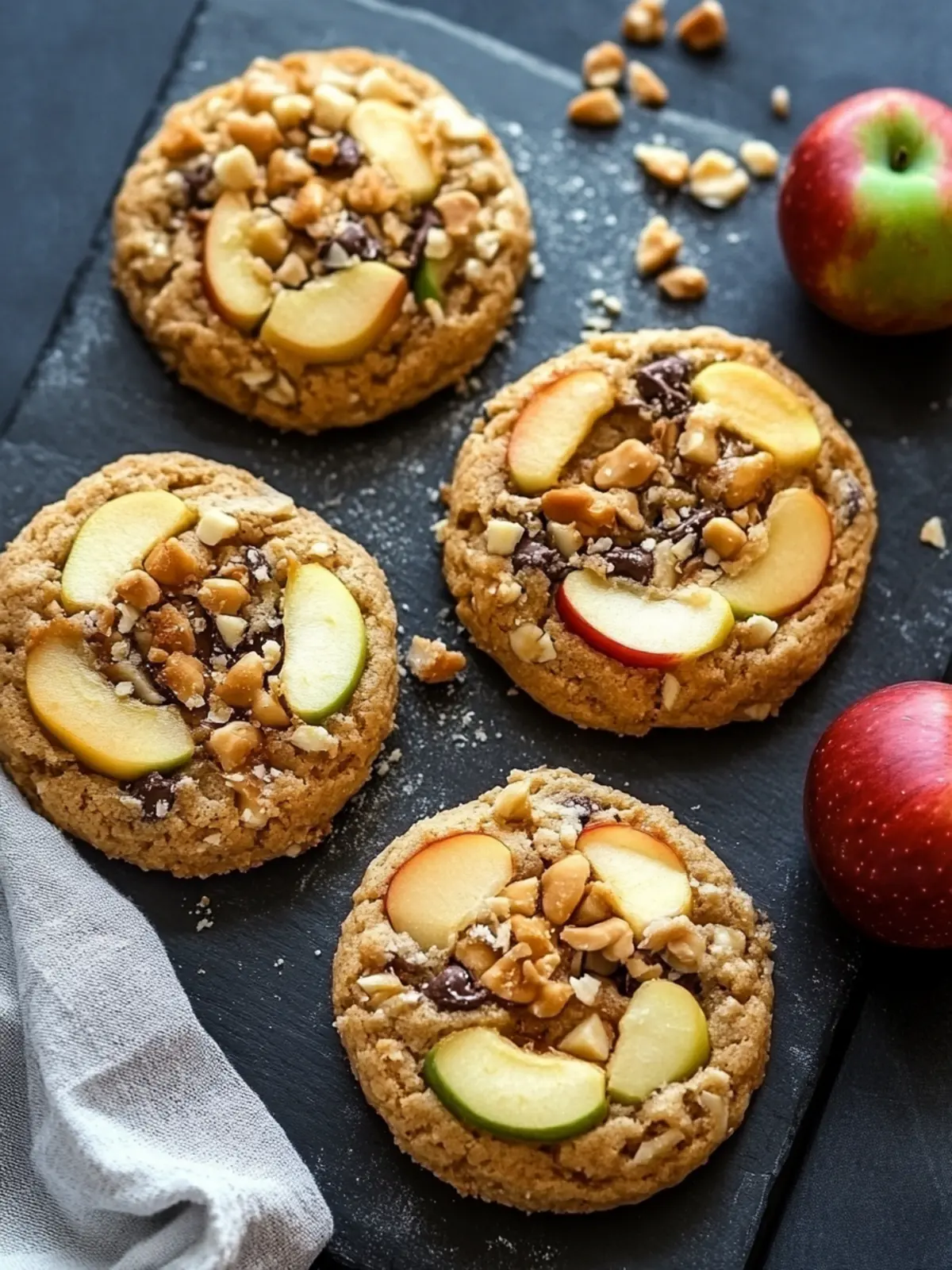 Delicious Apple Monster Cookies for Fun Family Snacking Apple Monster Cookies