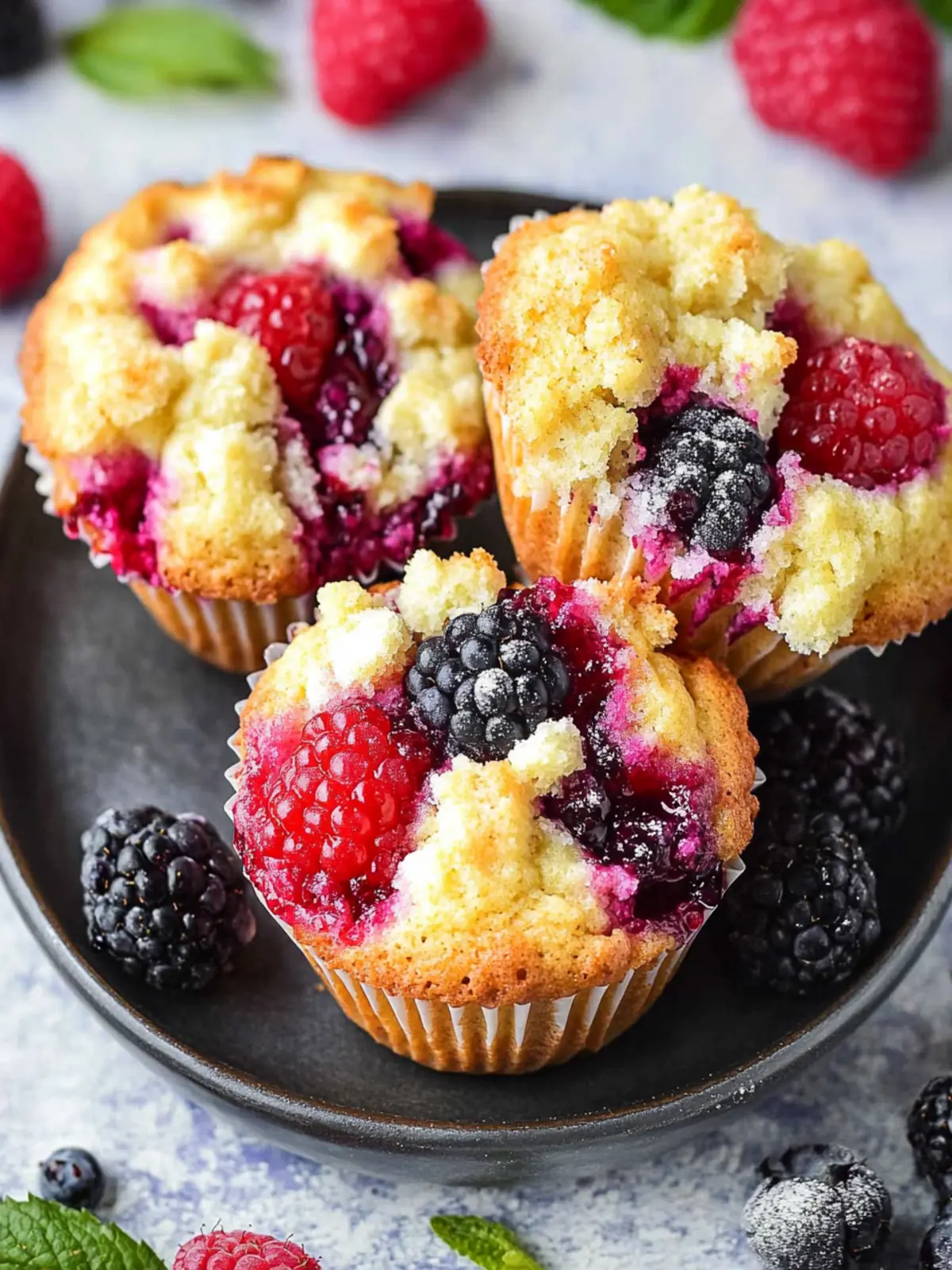 Decadent Berry Cream Cheese Muffins to Brighten Your Day Berry Cream Cheese Muffins