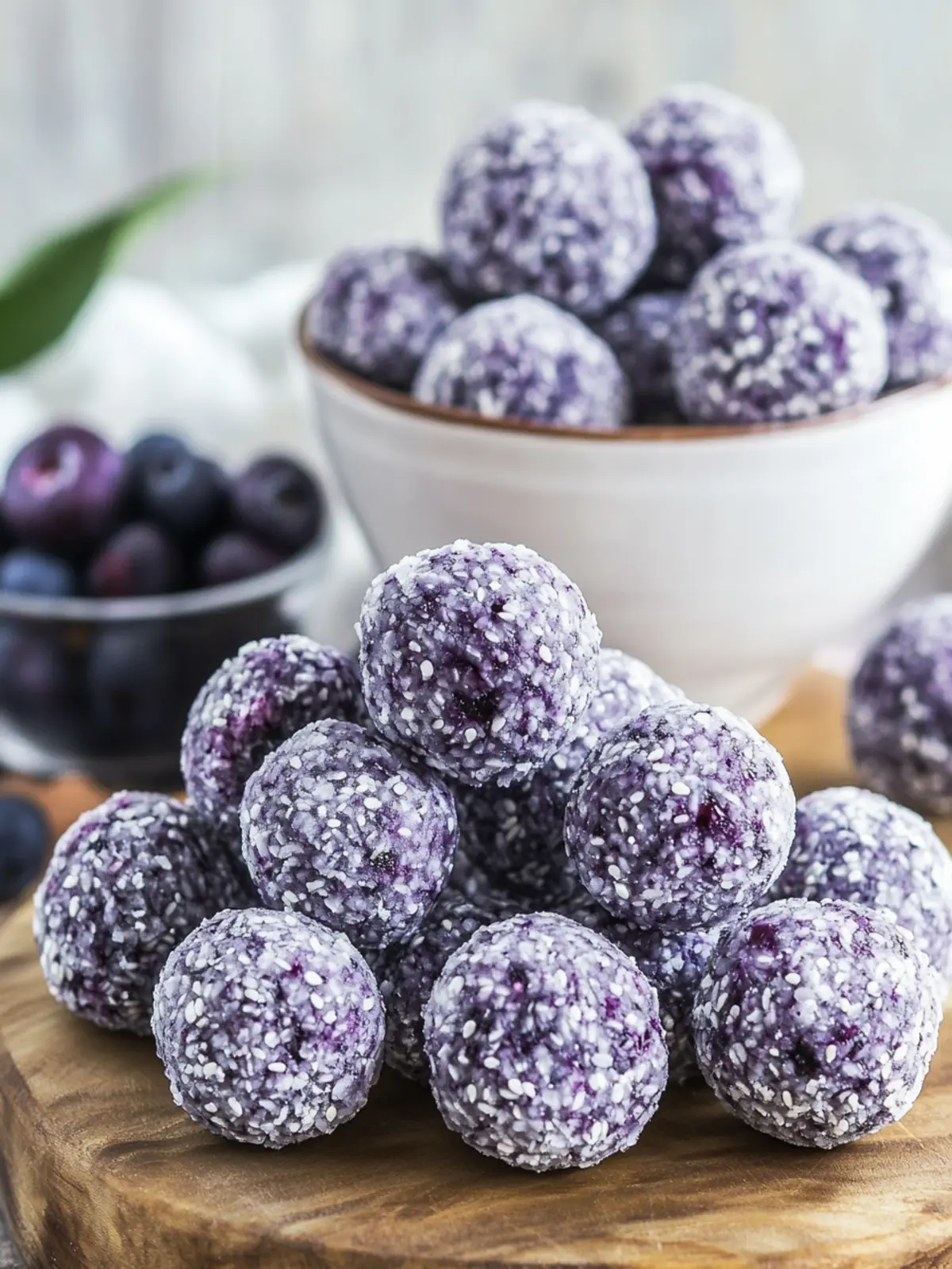 Delicious Blueberry Bliss Balls for Sweet, Healthy Snacking Blueberry Bliss Balls