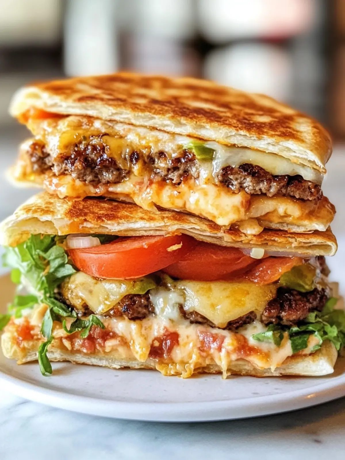 Irresistible Quesadilla Burger: A Mouthwatering Twist! Quesadilla Burger