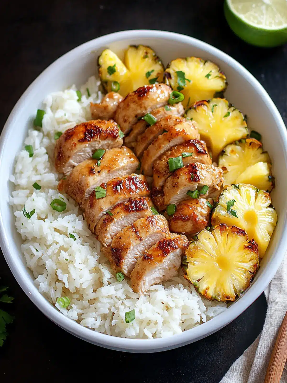 Juicy Pineapple Chicken and Rice