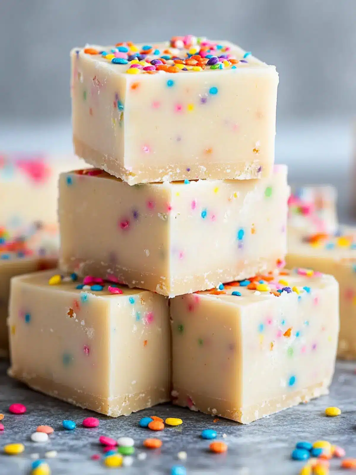 Irresistible Cake Batter Fudge: Your Sweetest Homemade Delight Cake Batter Fudge