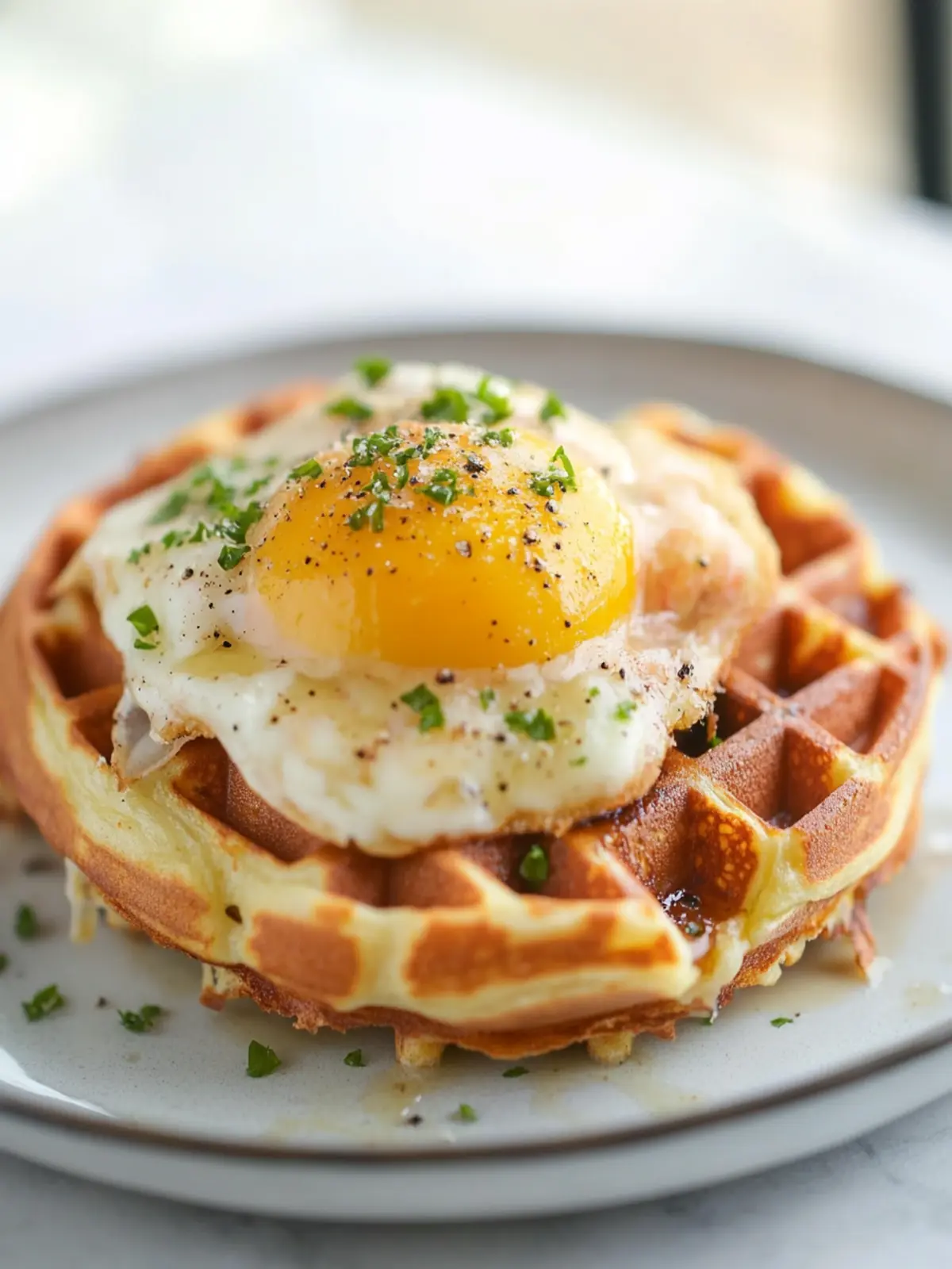 Irresistible Croque Madame Waffles for Comfort Food Lovers Croque Madame Waffles