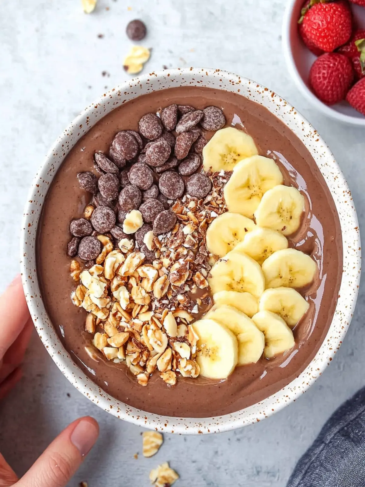 Indulge in this Creamy Nutella Smoothie Bowl Bliss Nutella Smoothie Bowl