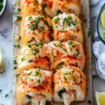 Garlic Butter King Crab Rolls