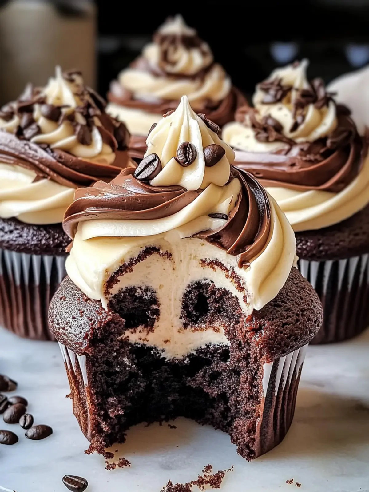 Irresistible Chocolate Coffee Cream Cupcakes to Delight You Chocolate Coffee Cream Cupcakes