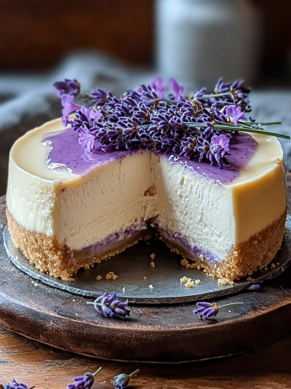 Delightful Honey Lavender Cheesecake for Sweet Moments Honey Lavender Cheesecake