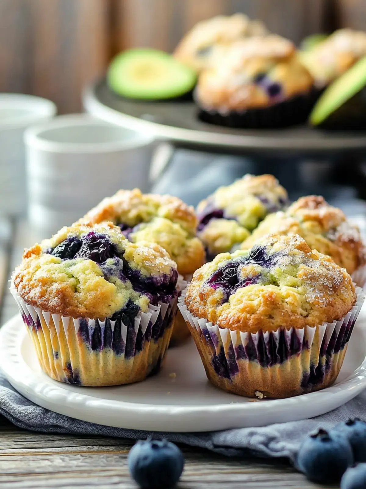 Delicious Avocado Blueberry Muffins for a Healthy Treat Avocado Blueberry Muffins
