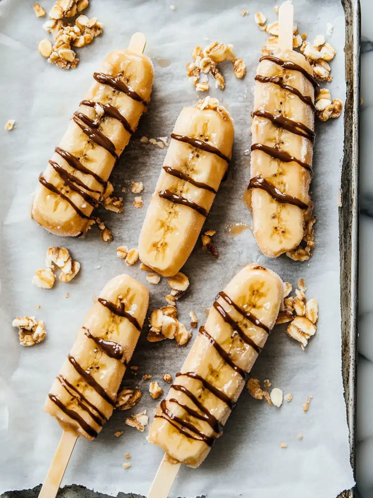 Frozen Banana Snickers