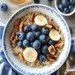Delicious Hot Blueberry Honey Breakfast Quinoa You’ll Love Hot Blueberry Honey Breakfast Quinoa