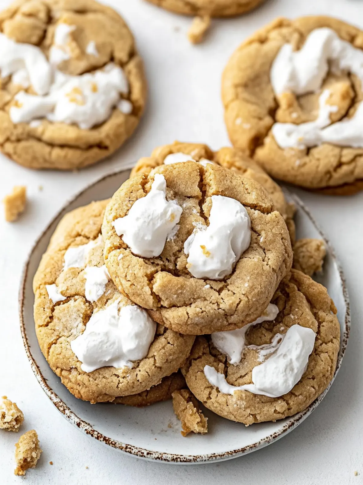 Fluffernutter Cookies: Homemade Sweet Bliss in Every Bite Fluffernutter Cookies