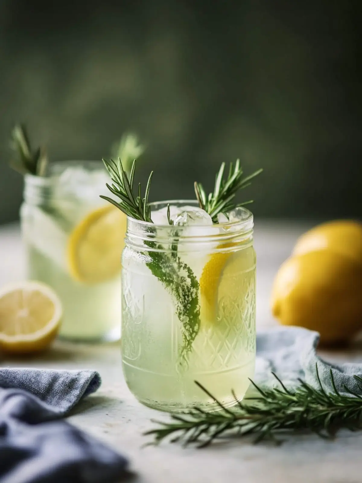 Refresh with Mint and Rosemary Lemonade with Vanilla Delight Mint and Rosemary Lemonade with Vanilla