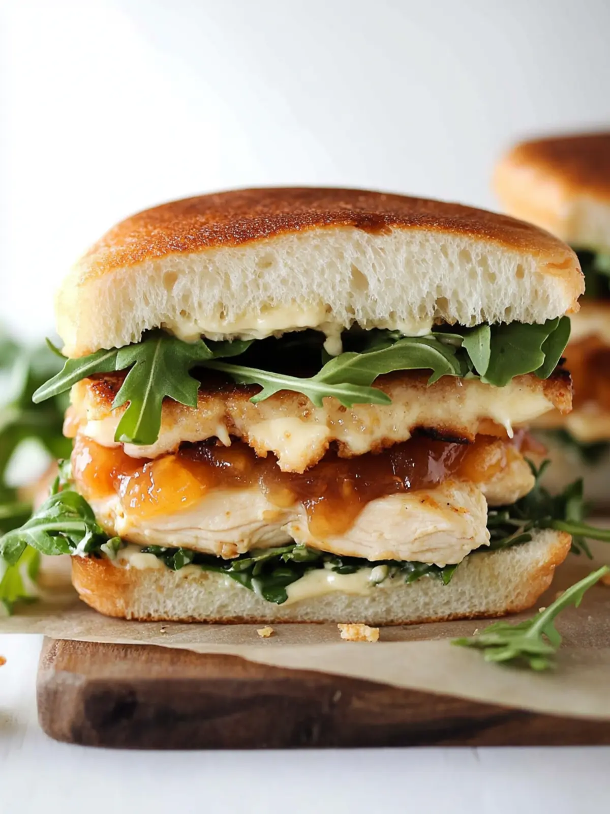 Melt-in-Your-Mouth Apricot Brie Chicken Sandwiches to Savor Apricot Brie Chicken Sandwiche