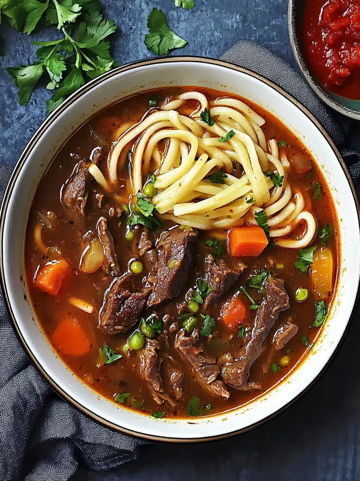 Delicious Creole Beef Noodle Soup for Cozy Nights In Creole Beef Noodle Soup
