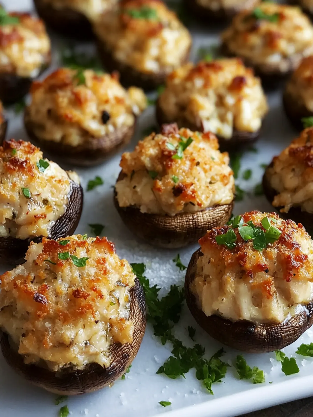 Red Lobster Crab Stuffed Mushrooms for a Cozy Night In Red Lobster Crab Stuffed Mushrooms