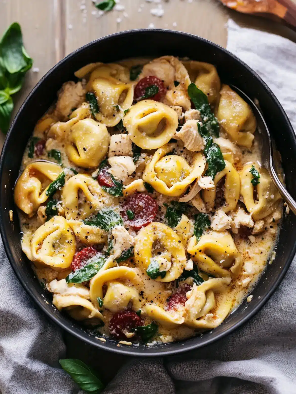 Irresistible Marry Me Chicken Tortellini for Cozy Nights Marry Me Chicken Tortellini