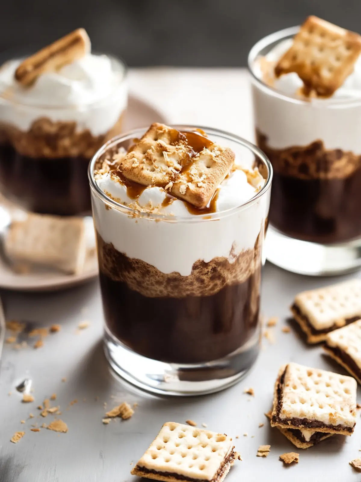 Decadent Pudding S’mores in Just Five Minutes Pudding S’mores