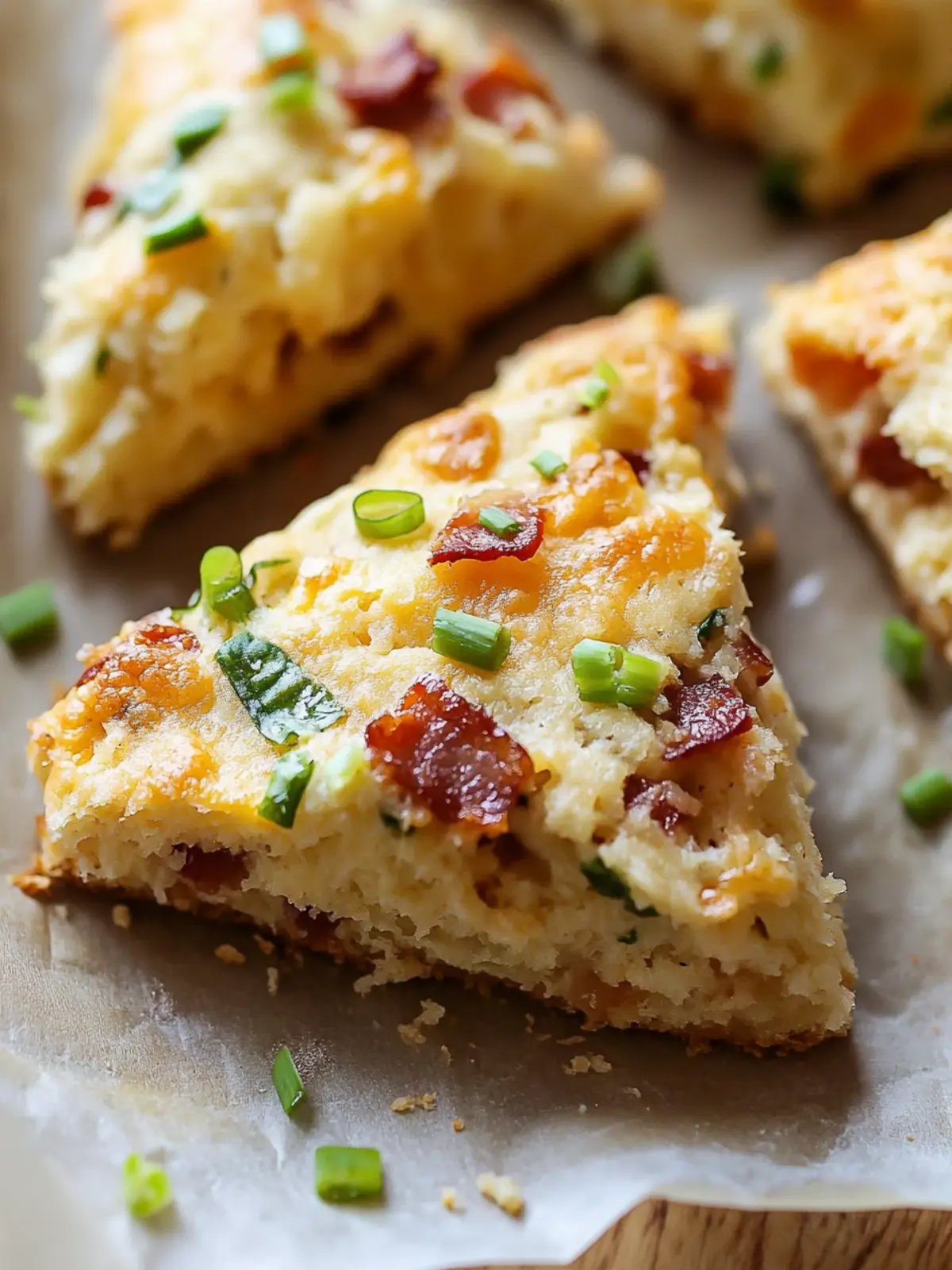Bacon, Cheddar, & Scallion Scones for Your Cozy Morning Bacon, Cheddar, & Scallion Scones