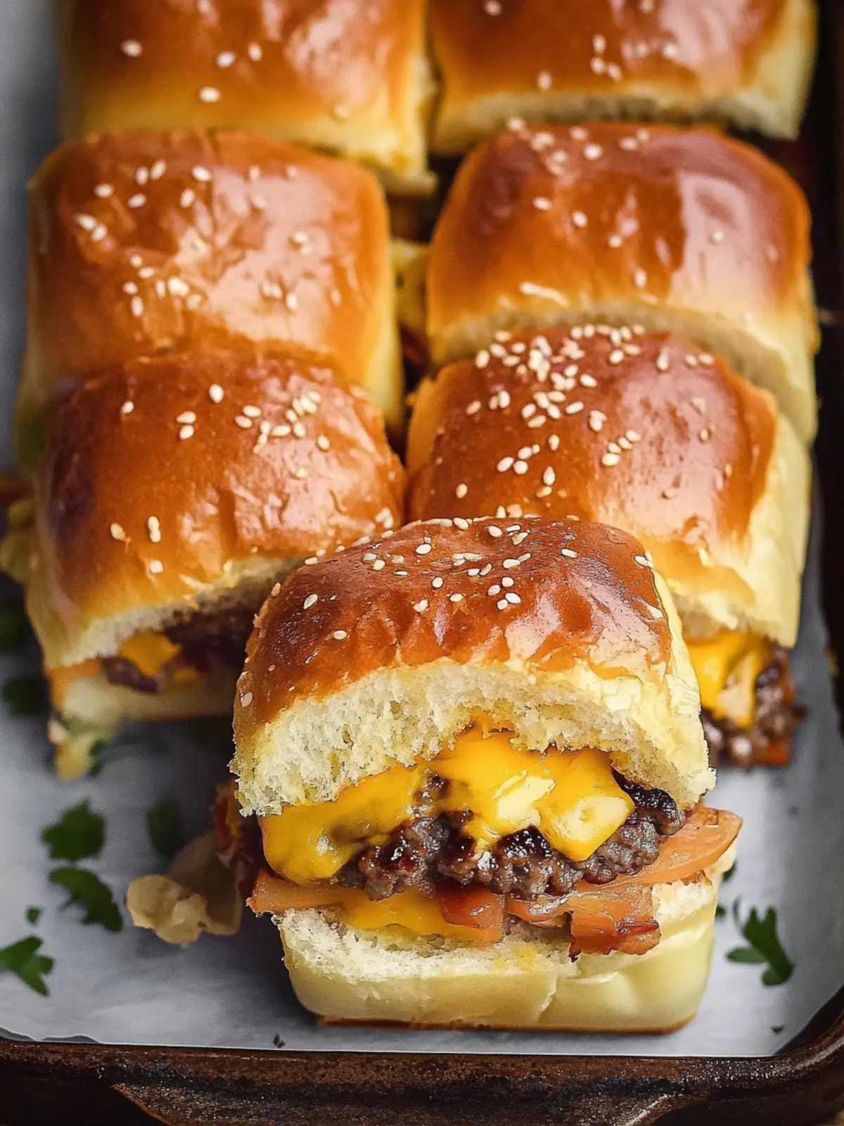 Savory Hawaiian Roll Cheeseburger Sliders for Cozy Nights Hawaiian Roll Cheeseburger Sliders