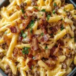 Loaded Bacon Cheeseburger Pasta