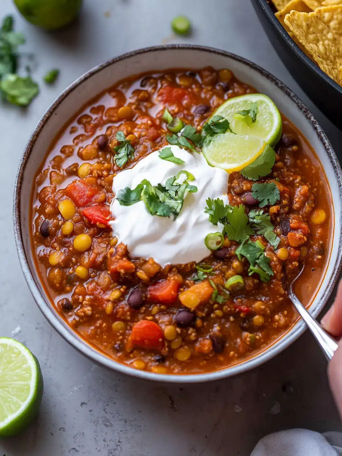 Hearty Lentil Chili: A Cozy Twist on Comfort Food Lentil Chili