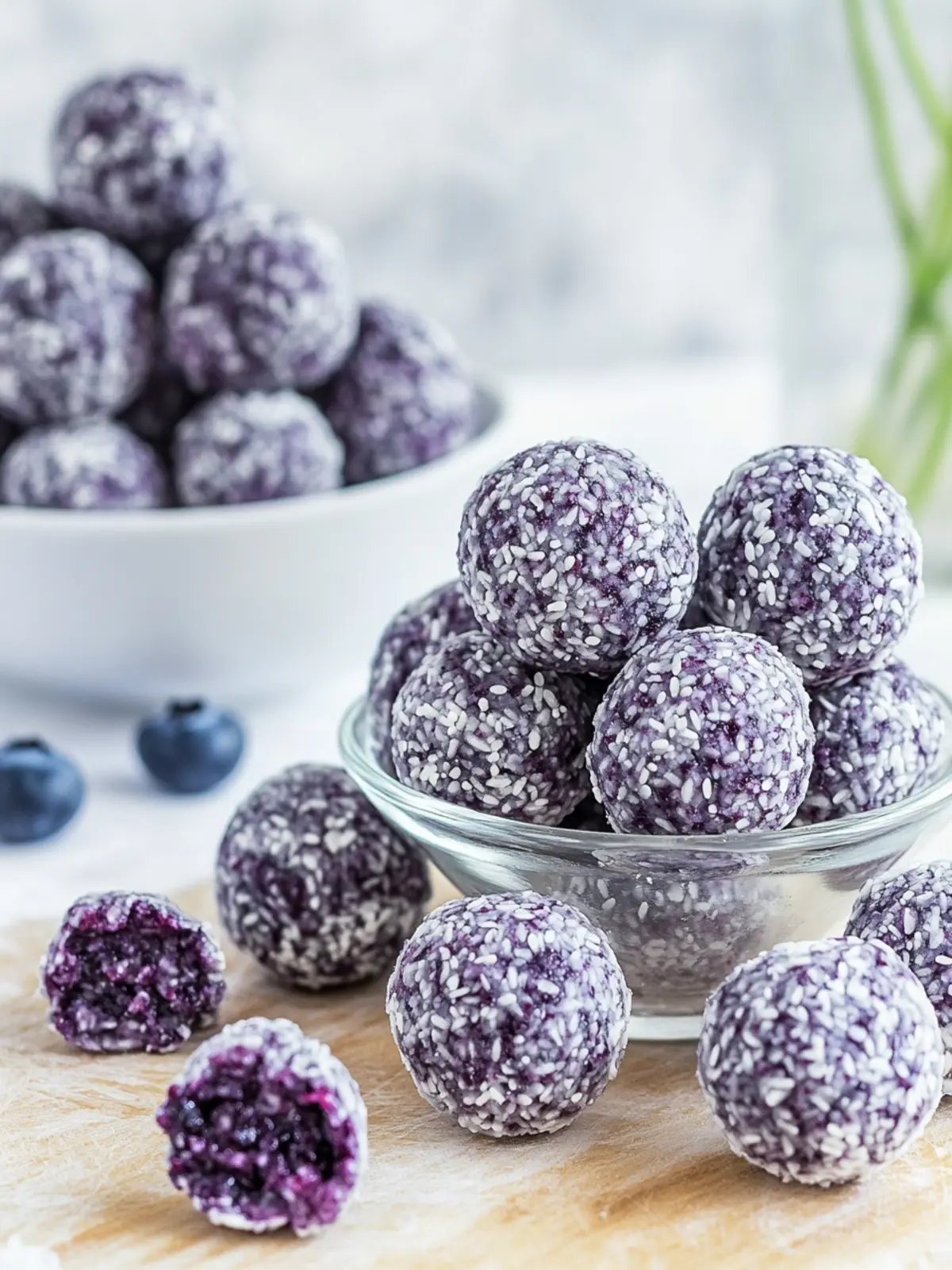 Delicious Blueberry Bliss Balls for Sweet, Healthy Snacking Blueberry Bliss Balls