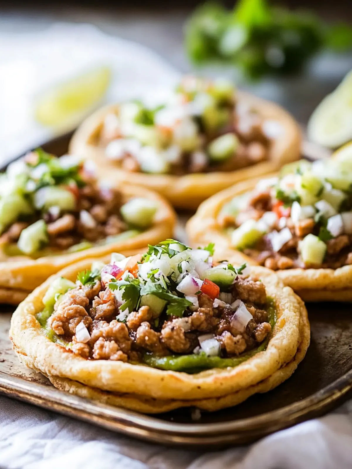Savory Mexican Sopes: A Flavorful Homemade Delight Mexican Sopes