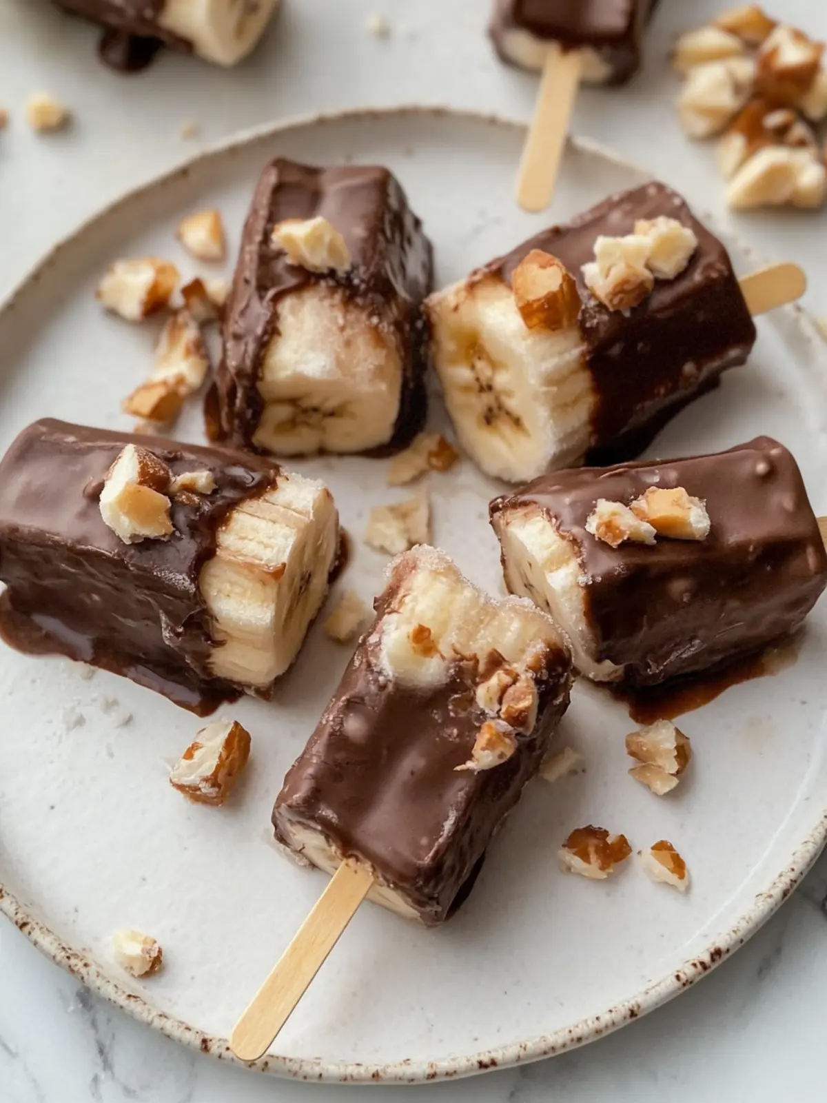 Irresistible Low Calorie Frozen Banana Snickers You’ll Love Low Calorie Frozen Banana Snickers