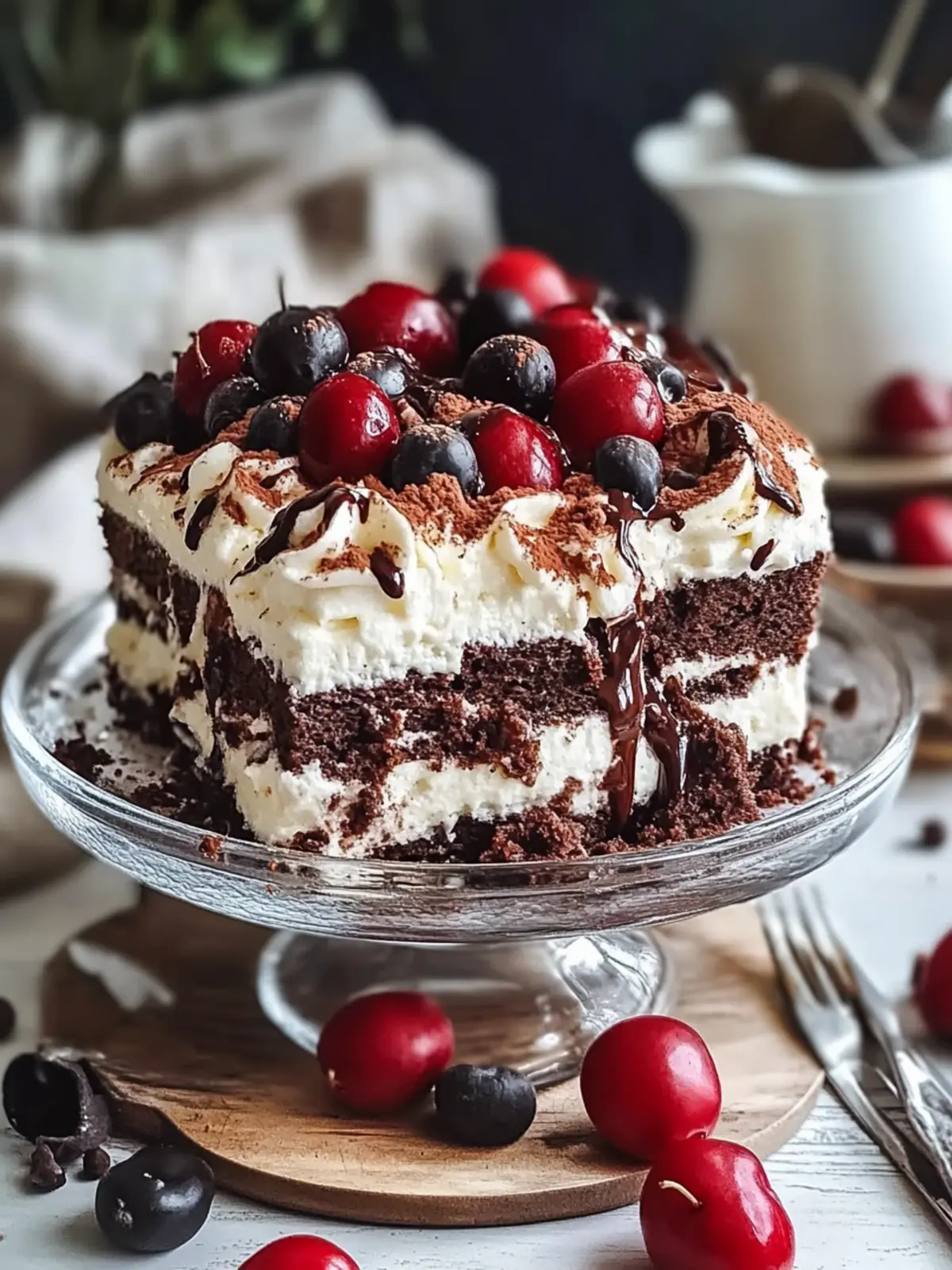 Decadent Vegan Black Forest Tiramisu to Wow Your Taste Buds Black Forest Tiramisu