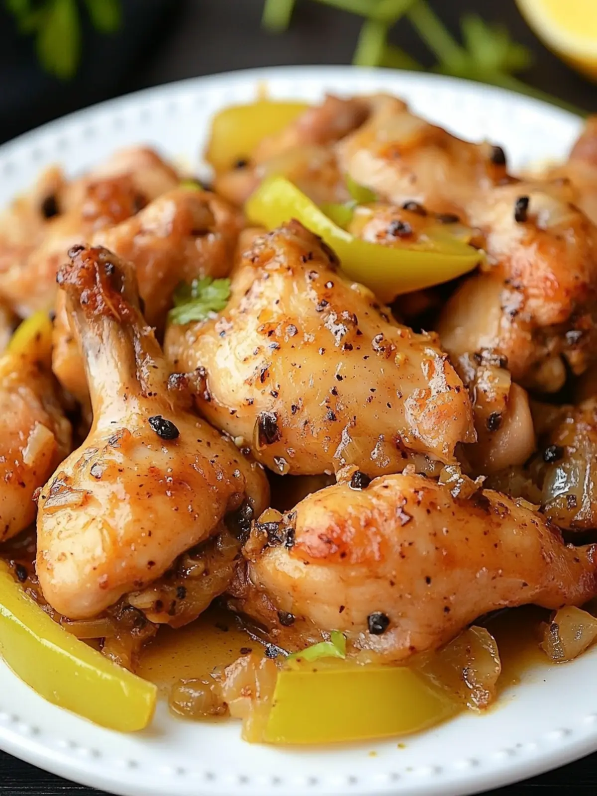 Savor Every Bite: Easy Pepper Chicken over Buttered Rice Pepper Chicken