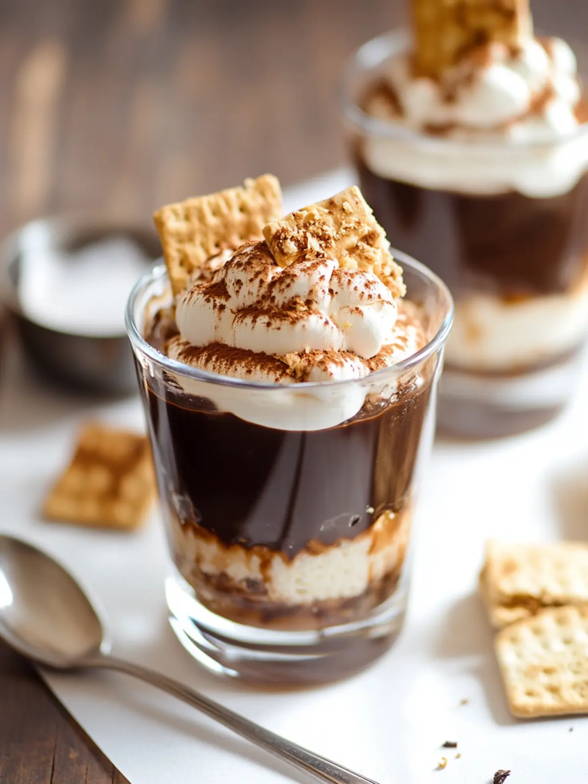 Decadent Pudding S’mores in Just Five Minutes Pudding S’mores