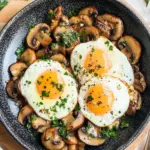 Savor Spanish Eggs with Garlic Mushrooms for a Flavor Boost Spanish Eggs with Garlic Mushrooms