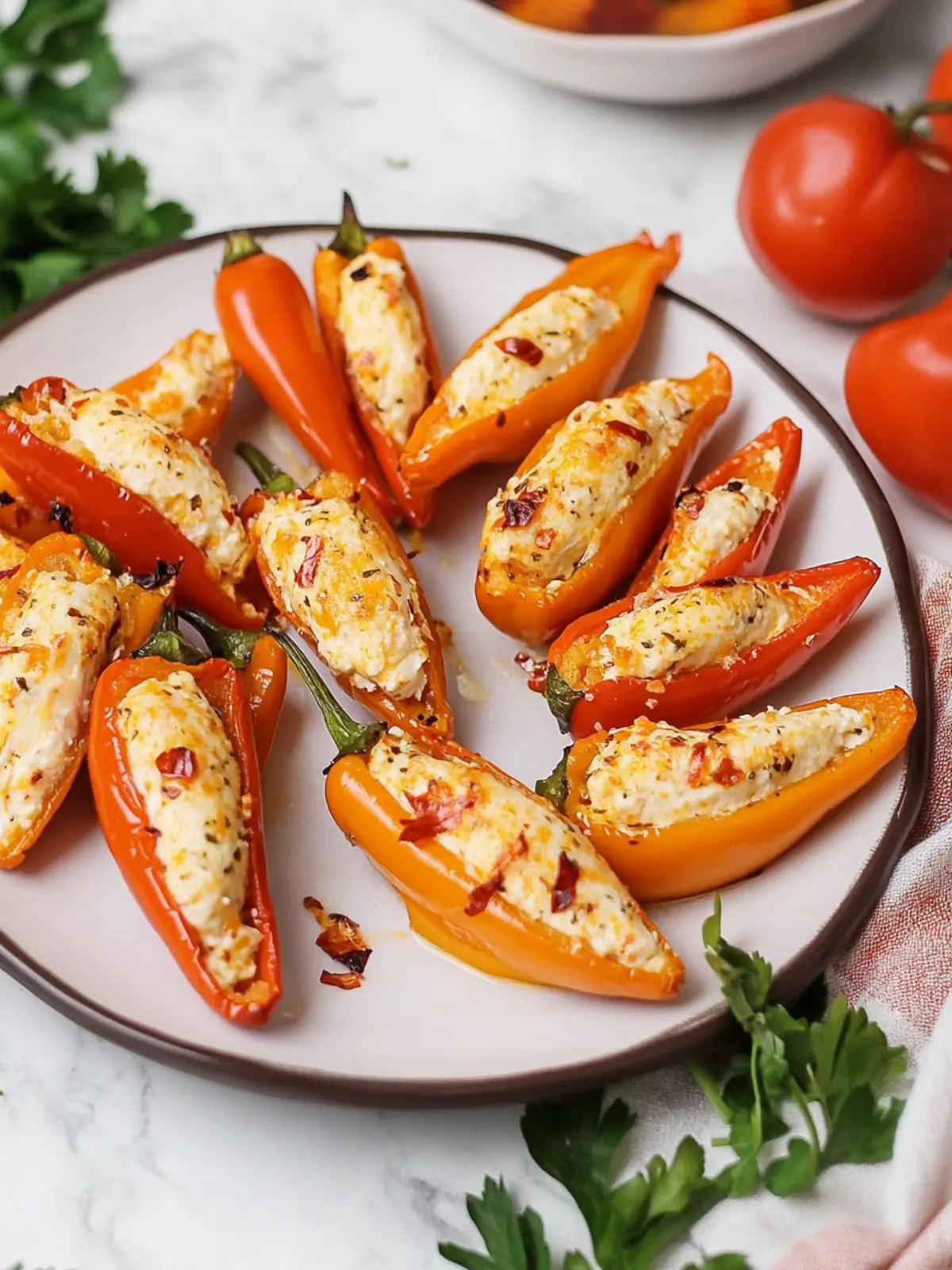 Air Fryer Cream Cheese Stuffed Mini Peppers That Wow Every Time Air Fryer Cream Cheese Stuffed Mini Peppers