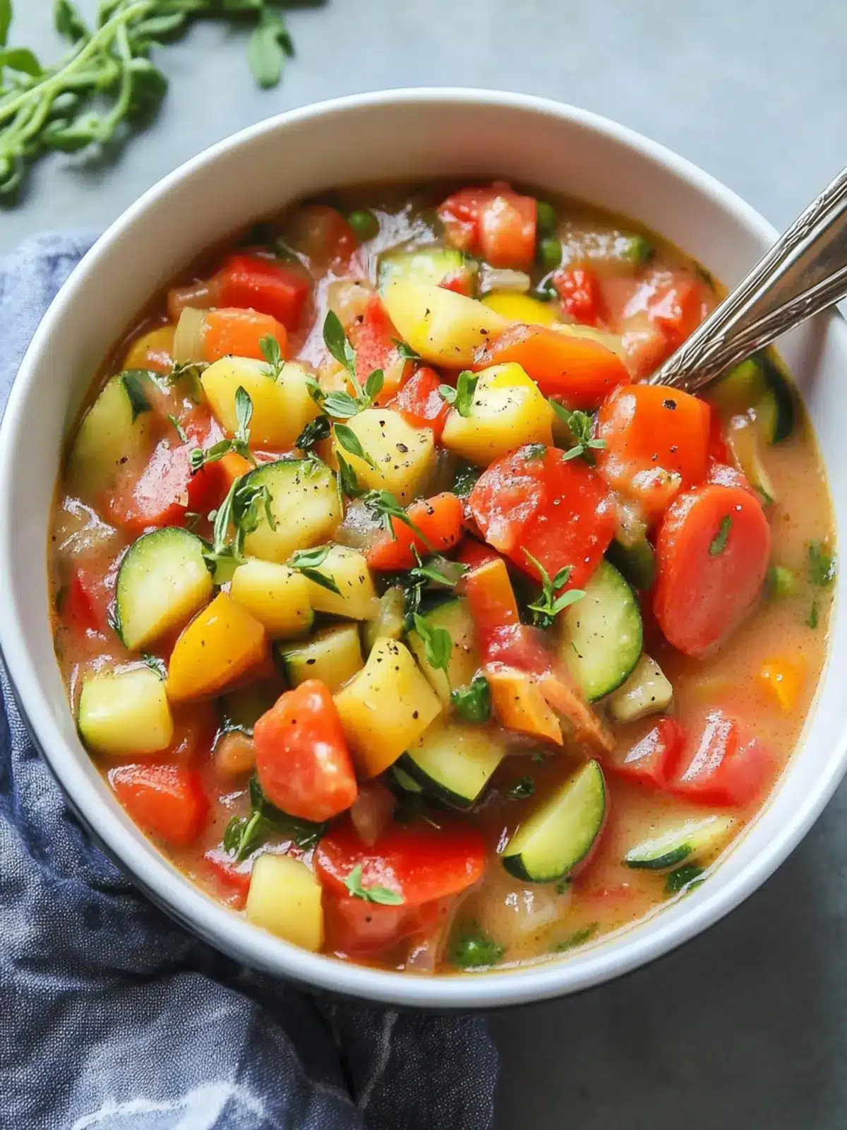 Delicious Summer Vegetable Stew to Beat Fast Food Boredom Summer Vegetable Stew