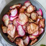Crispy Low Carb Keto Air Fryer Radish Chips You’ll Love Low Carb Keto Air Fryer Radish Chips