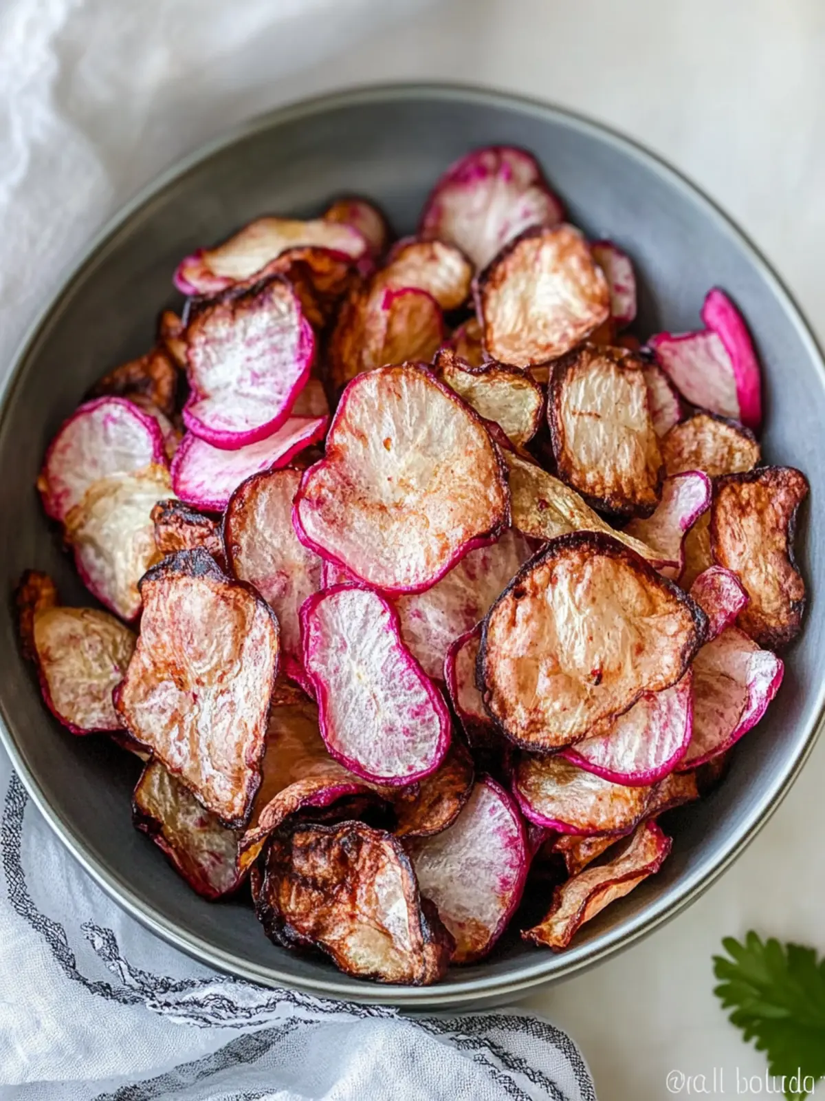 Crispy Low Carb Keto Air Fryer Radish Chips You’ll Love Low Carb Keto Air Fryer Radish Chips