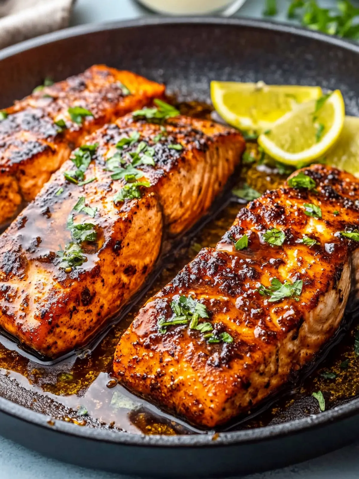 Cajun Honey Butter Salmon: A Sweet & Savory Dinner Delight Cajun Honey Butter Salmon